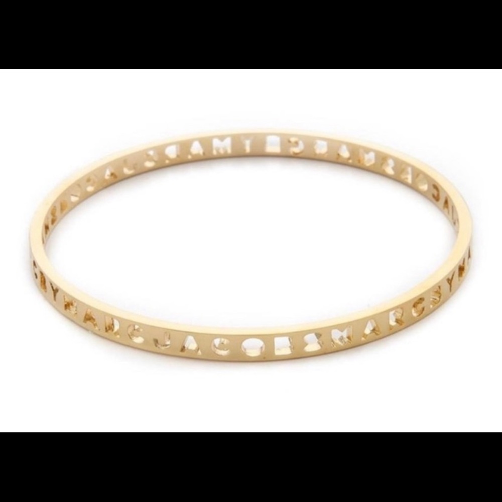 Marc by Marc Jacobs gold monogram bracelet